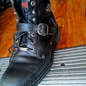Harley-Davidson Men's Black Leather Boots